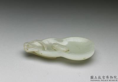 图片[2]-Jade washer in the shape of a gourd, Qing dynasty (1644-1911)-China Archive